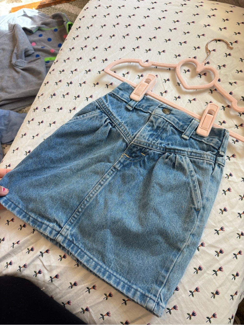 Vintage oshkosh bgosh girls denim skirt